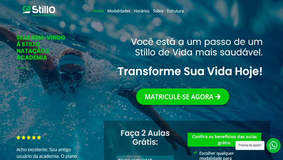 Stillo Natação e Academia | https://stillocb.com.br